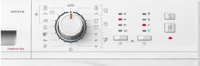 Amica SUPF 810 W ovládání